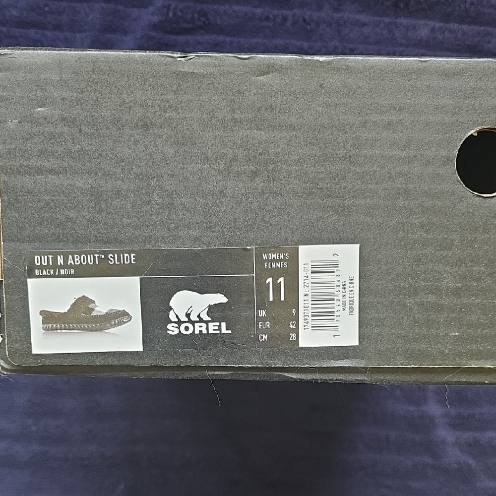 Sorel Out N About Slide - Black